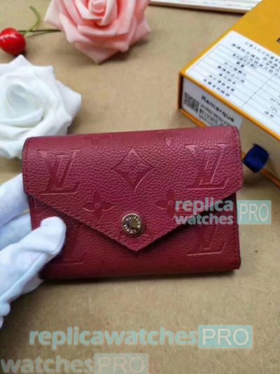 Copy L---V Ladies Purse Purple Monogram Empreinte Leather